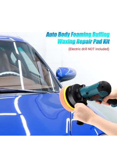 Xindoker 5 İnç 11 Parça Matkap Aksesuar Seti: Araç Ve Ev Temizliği İçin Kendinden Yapışkanlı Cila Ve Parlatma Pedleri