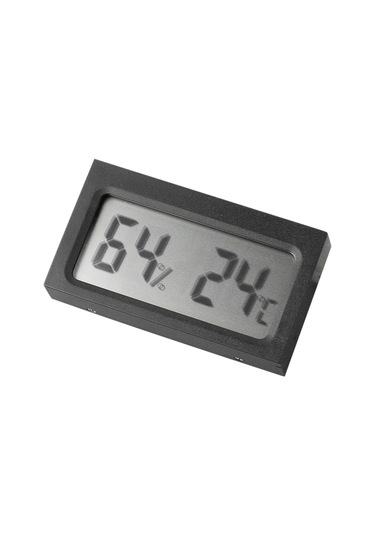 Aek-tech Dijital Nem Ölçer Termometre siyah N11.381