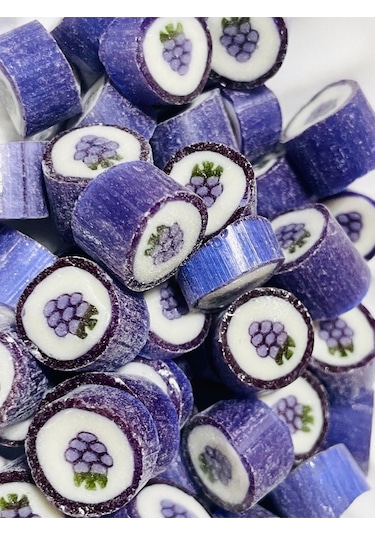 Böğürtlen Desenli Lolly Akide Şeker 1000 Gr.