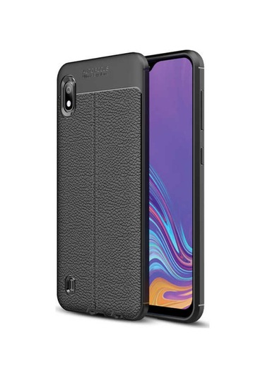 Samsung Uyumlu Galaxy M10 Deri Görünümlü Lux Niss Silikon Kilif 457382521
