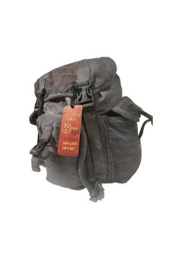 Kaliteli Tek Gözlü Vintage Disayn Unisex Sırt Günlük Okul Gezi Kamp Trekking Çantası Kc Ahtapot Bag Gri - Kırmızı