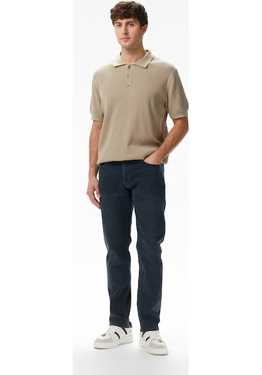 Nautica Erkek Bej Regular Fit Kısa Kollu Triko Düz S55110t Bej