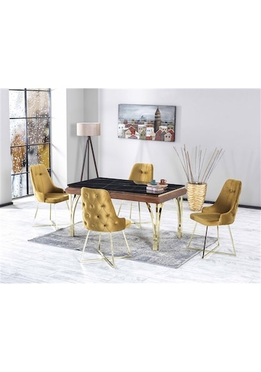 Stile Bolero Sandalye Sarı