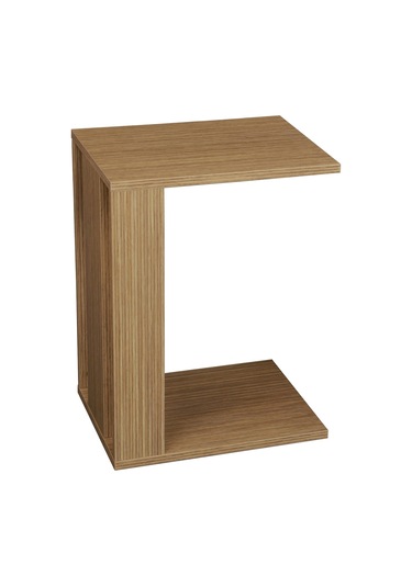 Single C Yan Servis Sehpa Bambu / Tekerlekli Laptop Sehpası