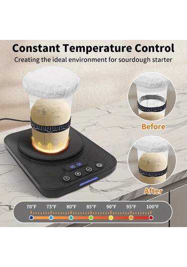Willowhaven Siyah Usb Kahve Isıtıcı & Ekmek Mayalama Cihazı Otomatik Aç/kapa 12 Saat Zamanlayıcı