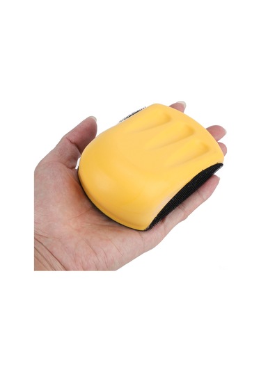 Yaozixa El Tipi Pu Köpük Zımpara Bloku 5/6 İnç 125/150mm - Ergonomik Tasarım, Bantlı Taban, Uzun Süre Kullanıma Uygun