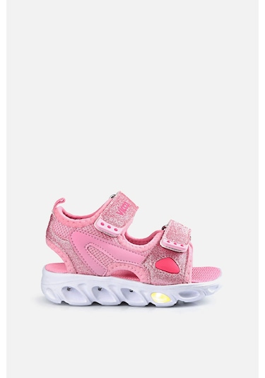Vicco Roy Işıklı Kız Bebek Pembe Sandalet Pembe
