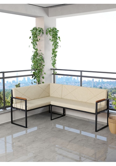 Mygusi Src Mutfak, Balkon Köşe Takimi Krem