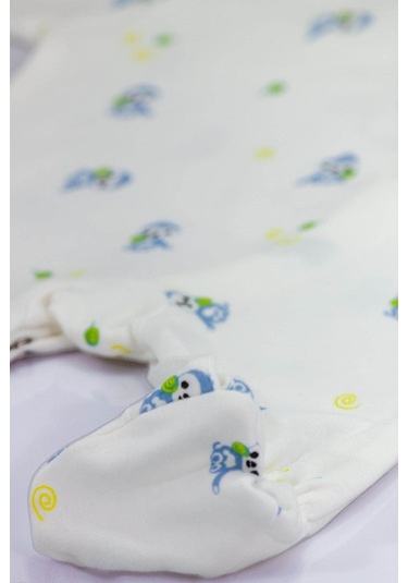 Boumini Bebek Patikli Tulum Mavi Miskin Turkuaz