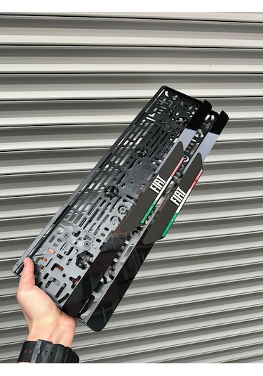 Vipplaka Fiat Uyumlu Ortası Mat Plakalık