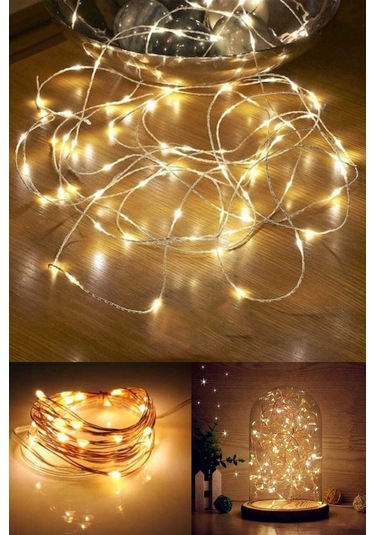 Peri Led Işık 3 Metre Sarı Pilli