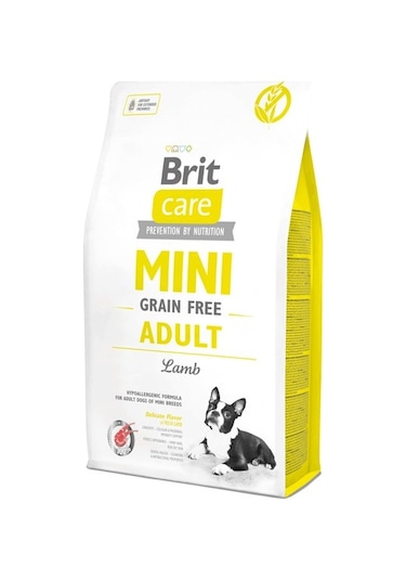 Brit Care Mini Tahılsız Kuzu Etli Küçük Irk Yetişkin Köpek Maması 2 KG