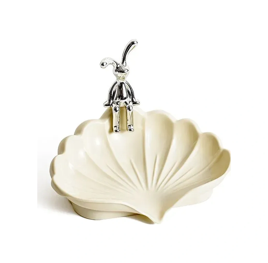 Kosona Abs Plastik Sabun Dağıtıcı, Modern Banyo/mutfak İçin, Kolay Doldurulabilir, Dayanıklı Beyaz, 1 Adet Krem