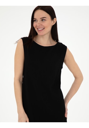 Pierre Cardin Kadın Siyah Elbise Dokuma 50301066-vr046 Siyah