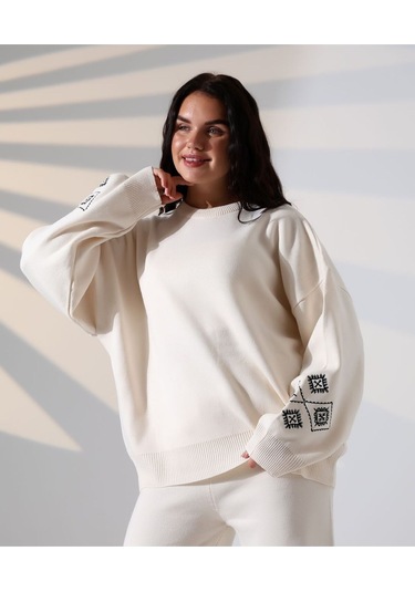 Marakeş Esintisi Alt-üst Triko Takım Taş