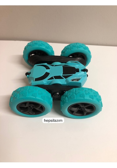 Uzaktan Kumandalı 360 Dönen Şarjlı Akrobat Stunt Car Araba Turkuaz