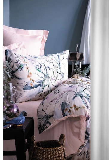 Coleus 210 Tc 83 Tel Dijital Pamuk Saten Tek Kişilik Nevresim Takımı