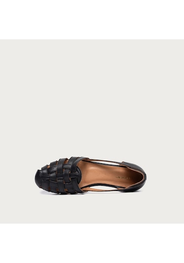 Nero Black Sandalet Kadın 03m1 Frau Feather siyah