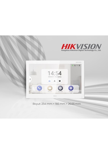 Hikvision DS-KH9510-WTE1 10" Dokunmatik İç Ortam İstasyon ( Wi-Fi