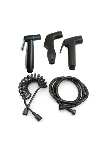 Joyhub Mingjin Shop2 H Tarzı Siyah Tuvalet Püskürtücü Duş Başlığı Abs Paslanmaz Çelik Kendini Temizleyen El Wc Banyo Yıkama Bide Musluk Püskürtme Tabancası Su Hortumu Qmpoxb Beyaz