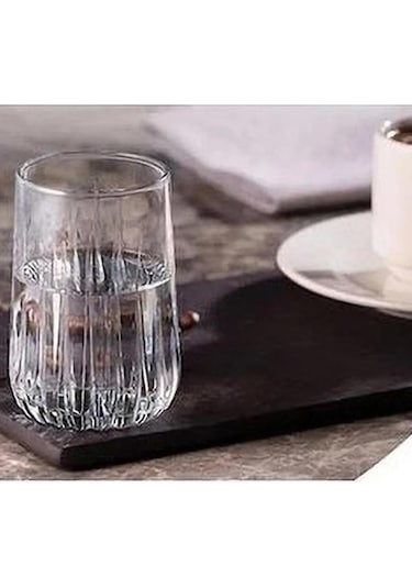 Nova Kahve Yanı Bardağı 6 Lı Şeffaf