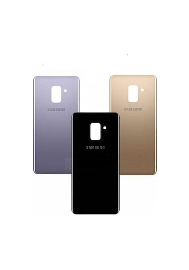 Samsung Galaxy Uyumlu A8 Plus 2018 Arka Kapak Yapışkanlı Pil Kapağı A730