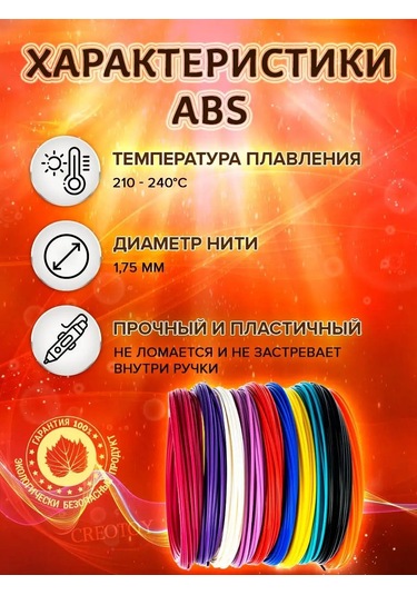 Creotoy 3d Kalemi İçin 3'lü Abs Plastik Çubuk Seti 163522901