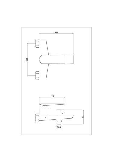 Boheme Chrome Serisi Banyo Bataryası Siyah