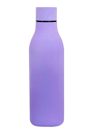 Paslanmaz Çelik 304 Spor Kauçuk Boya Isı Koruma Ve Soğuk Koruma Su Bardağı Mor