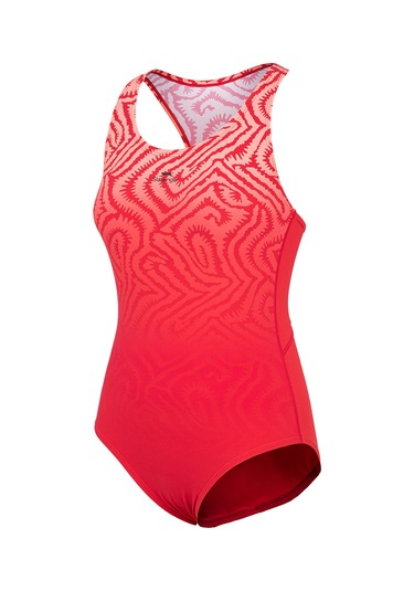 Slazenger Sports Back Kadın Yüzücü Kırmızı Mayo