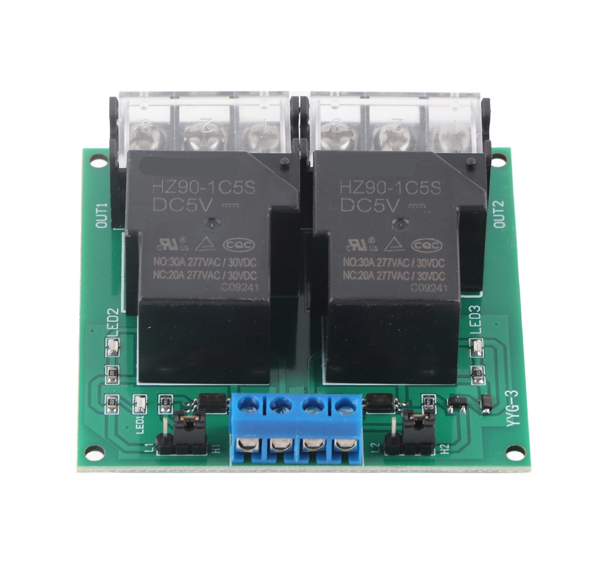 Tenfowee Yyg-3 İki Yollu Röle Modülü 30a Opto-izoleli Yüksek/düşük Seviye Tetikleyici 5v Dc Kararlı Performanslı