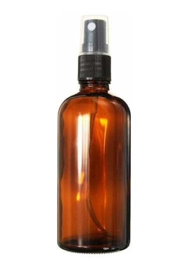 Amber Cam Şişe 100Ml Siyah Sprey Başlıklı 6 Adet