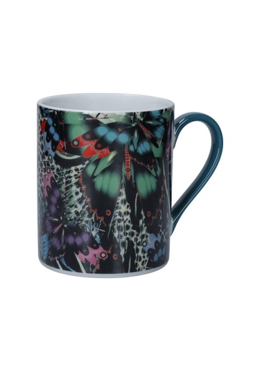 Mikasa Sarah Arnett Porselen 300 Ml Kupa Kelebek Siyah