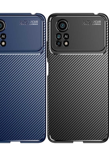 Xiaomi Poco X4 Pro 5G Kilif Karbon Silikon Case Kapak 553324453