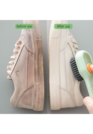 Ayakkabı Fırçası Deterjan Hazneli Ayakkabı Bot Temizleme Yıkama F