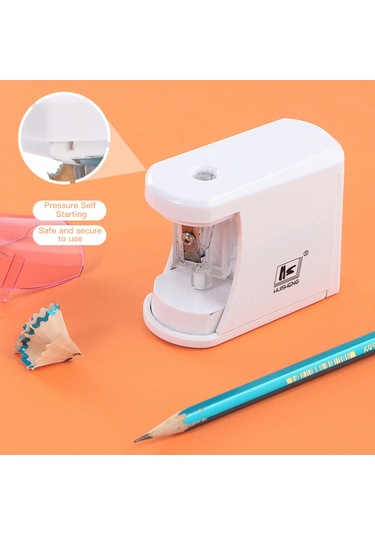 Symbee Otomatik Kalem Kesici Öğrencilik, Basınç Tetikli, Kapağı Açın Durur, 2xaa Pil Pil Yok , Mavi