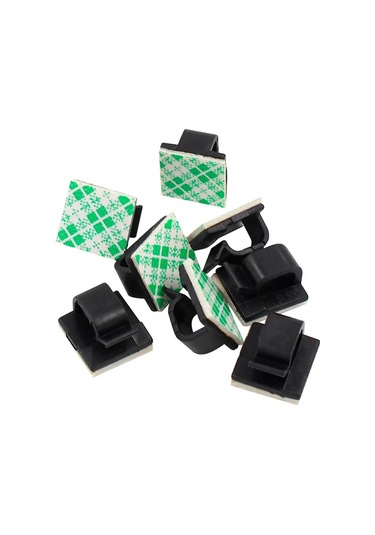 Fobz Kablo Tutucu 5 8 Mm Kendinden Yapışkanlık Siyah 20 Adet 308123793