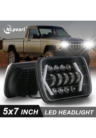 Motion003 Nlpearl 12.7x17.78 Cm 55w Led Far 2 Adet 4x4 Araç Uyumlu 12-24v 3000 Lümen Üstü P