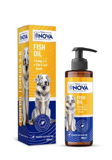 Nova Premium Köpekler İçin Balık Yağı Omega 3-6 200ml
