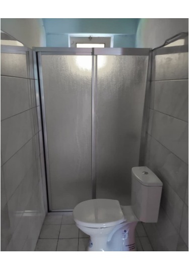 Blackline İkiduvararası 1Sabit 1Çalışır Mika Duşakabin Krom Renk H:190 100 x 109 CM