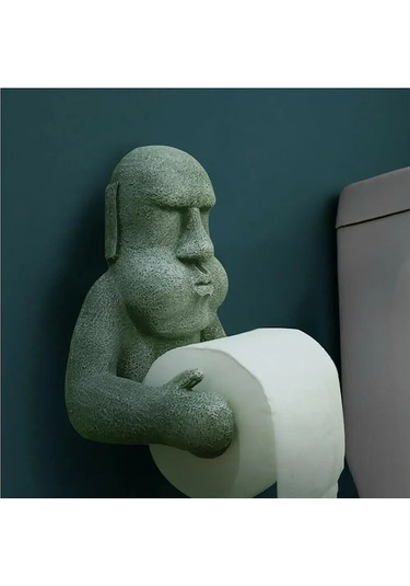 Jialan Rulo Kağıt Havlu Tutucu Paskalya Adası Moai Kağıt Diğer Qq Diğer