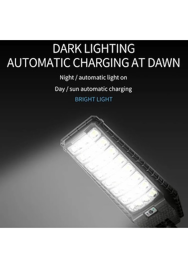 Cbtx W7208-3 Dış Mekan Su Geçirmez Ev Bahçe Lambası Güneş Enerjili Led Parlak Bahçe Lambası 3 Sıra Diğer