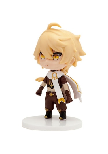 Genshin Impact Aether Traveler Mini Figür - 10 Cm Koleksiyonluk Anime Figürü
