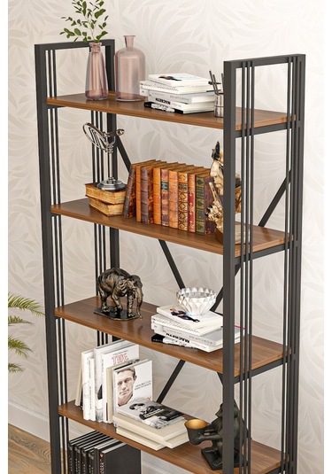 Wood House - Inci Telli Kitaplık - Ceviz