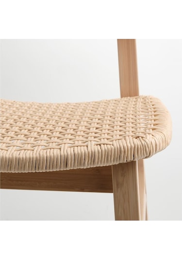 Voxlöv Ahşap Sandalye, Bambu Meridyendukkan El Dokuması Bambu 1adet