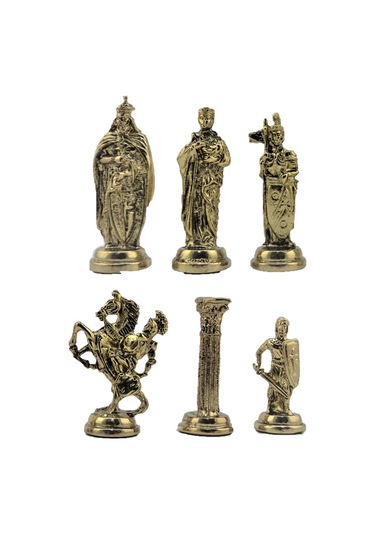 Satranç Taşı İsteyene Gifthome Büyük Metal Parlak İn