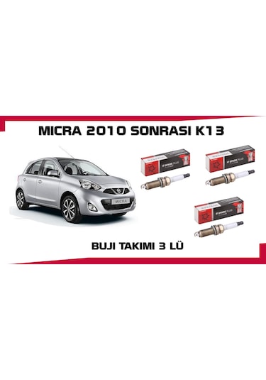 Nıssan Mıcra Bujı Takımı 2010 Sonrası 3 Pıston 1.2