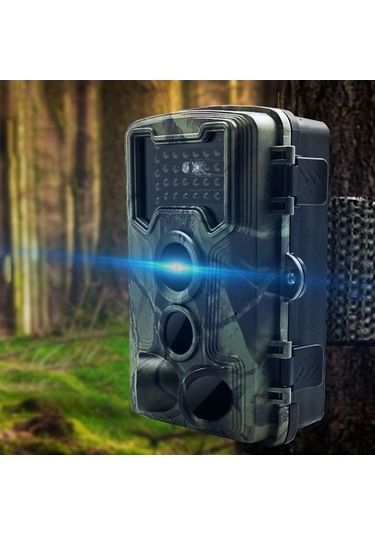 Maoyaya 16mp 1080p Gündüz Gece Kamera, Açık Hava İzleme, Ip54 Su Geçirmez, 2.0 Ekran, Hayvan Gözlem, 3 Siyah