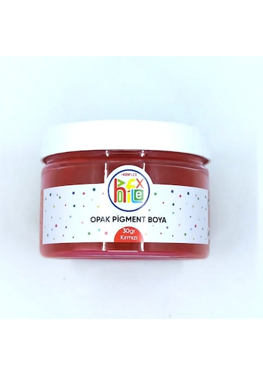 Epoksi Reçine Pigment Opak Toz Boya Kırmızı Renk 30 G