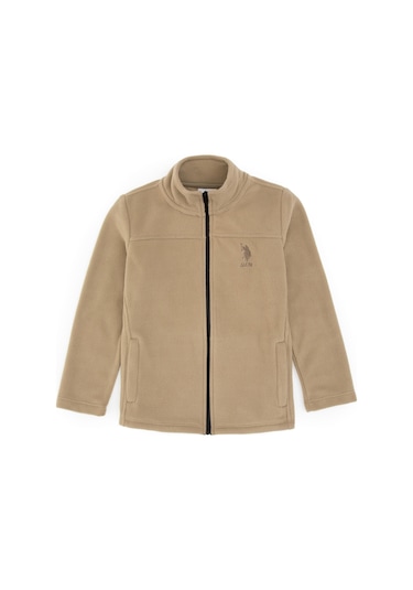 U.s. Polo Assn. Kız Çocuk Açık Haki Hırka Örme 50317875-vr183 Acık Hakı